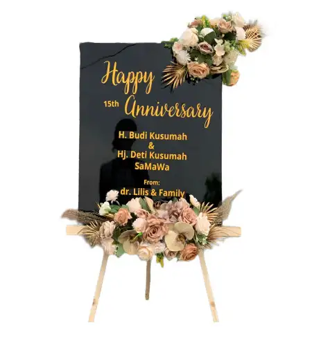 Papan Bunga Akrilik Gomong