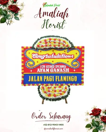 Sewa Papan Bunga Gomong